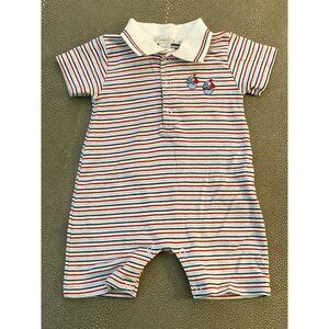 Kissy Kissy Romper, 0-3 Mos, EUC